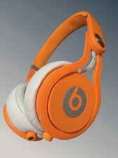 Beats by Dr. Dre Mixr On Ear Wired Headphones Neon Orange Good Condition!
