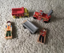 Wooden Train Track Accessory Vehicles