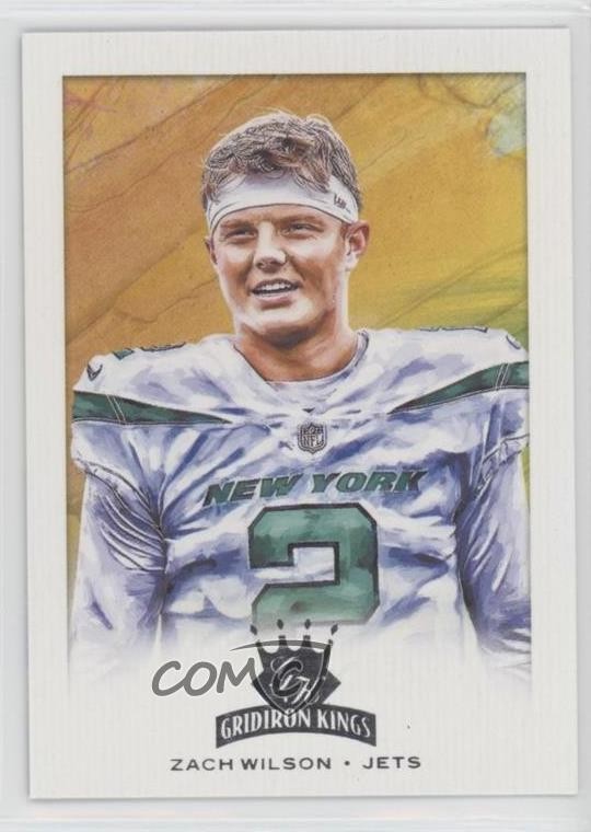 2021 Panini Chronicles Gridiron Kings Zach Wilson #GK-2 kr0