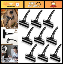 9 Pcs Rubber Roller Set - 4.7" Brayer Ink Rollers for Crafting, Printing  Stamp
