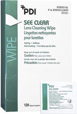 See Clear Lens Cleaning Wipes, Non-Streaking Anti-Static for Glasses, Eyeglass
