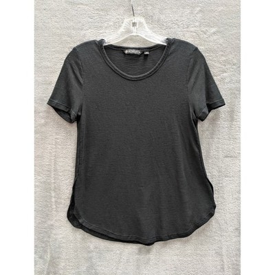 Athleta Tshirt Womens XS Black Casual Minimalist Capsule Wardrobe Basic