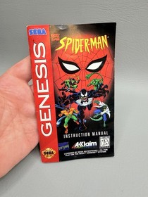 Spider Man - Separation Anxiety - 2 Game Bundle (Sega Genesis, 1994) Complete