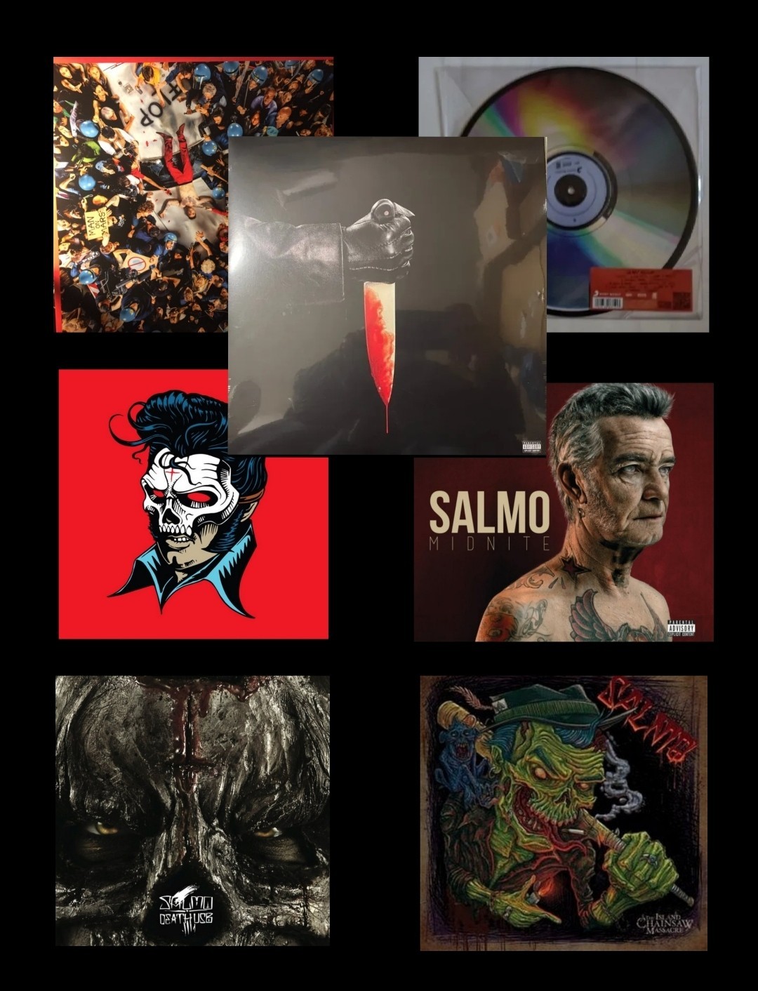 Salmo Hellvisback + Discografia Completa In Vinile 2018 - 2025 + Box Autografato