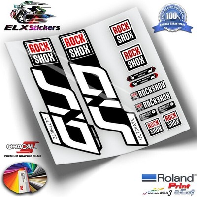 AUFKLEBER ADESIVI STICKER MTB GABEL STICKER ROCKSHOX SID 2020 WP288