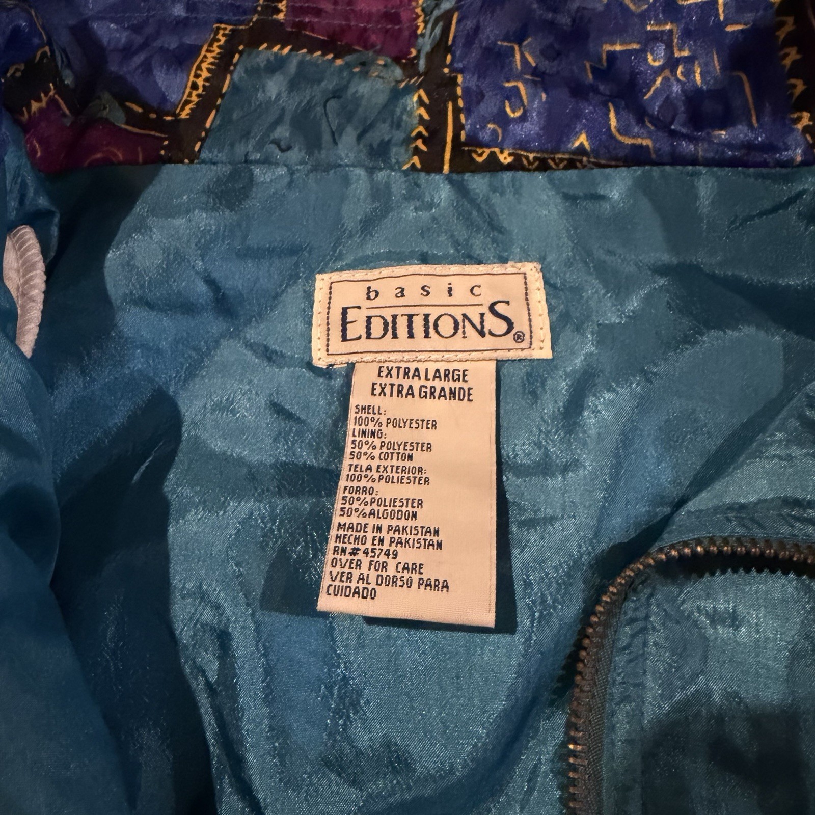 Basic Editions Extra Large Vintage Track Suit Jog… - image 5