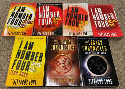 I Am Number Four - Complete Lost Files & Legacy Chronicles Sets -Lore - RARE!