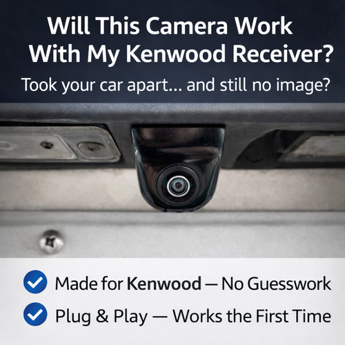 Rückfahrkamera für Kenwood DNX-9980HD DNX9980HD Radio Einbauset - Bild 2 von 7