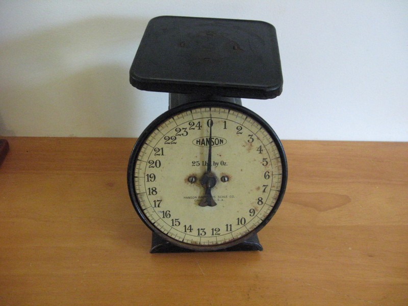 Antique Hanson Brothers Farm Home Scale (Working)