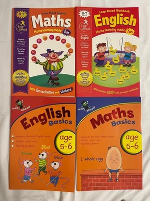 Age 5 7 Maths English Workbooks KS1 UK Curriculum Home Learning Practice Bundle
