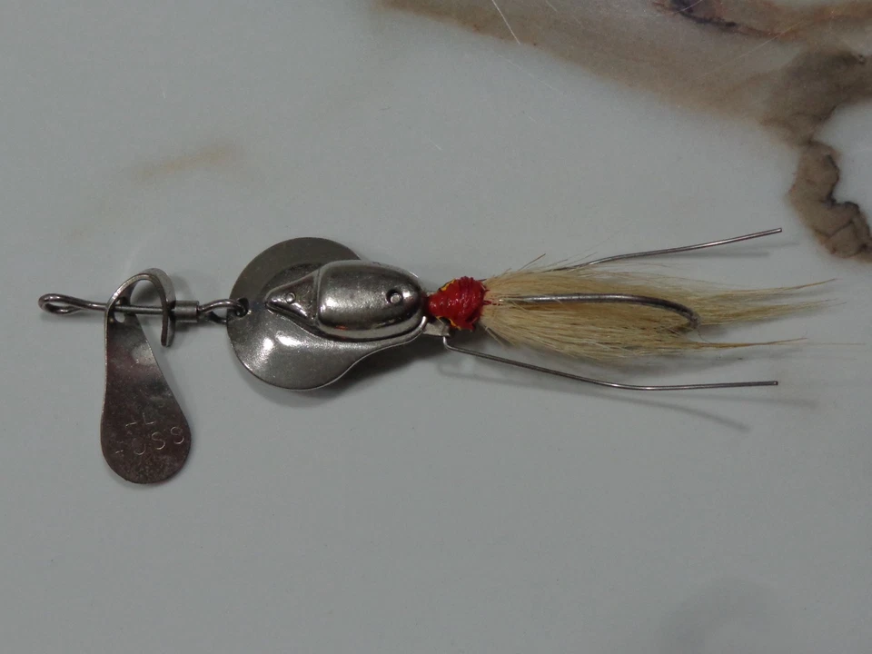 1920-е AL FOSS SHIMMY NO 5 СПИННЕР ДЖИГ РЫБОЛОВНАЯ ПРИМАНКА ОЧЕНЬ ХОРОШИЙ! MUST SEE!! - Изображение 4 из 4