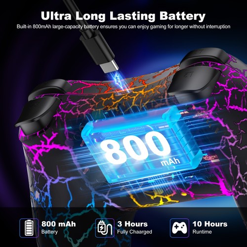 For Nintendo Switch OLED/Lite Console Wireless Pro Controller Bluetooth Gamepad - Afbeelding 7 van 7