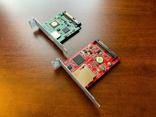 SD/Micro SD PCI und Low Profile PCI Halterung SATA Adapter - Bild 2 von 24