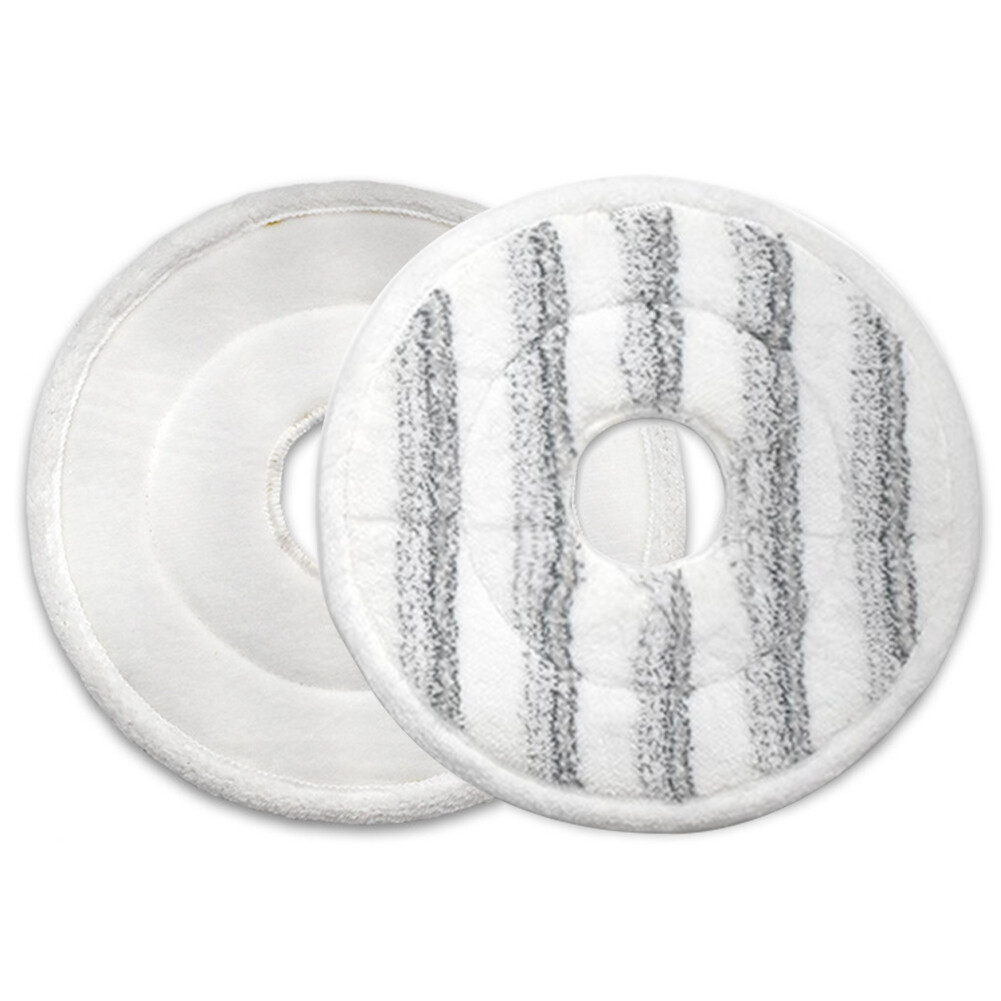 3pcs Reusable Washable Mop Pad Replacement Part 23.5cm Round Spin Fit For Vileda - Picture 10 of 12