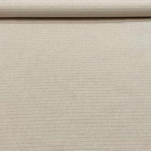 Yale Ticking Double Width Stripe Fabric Cream | 280cm Curtains Upholstery Craft - Picture 6 of 7