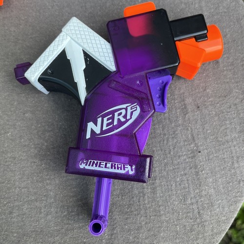 Nerf Gun Lot x2 MicroShots Mini ~ Roblox & Minecraft Bundle (Preowned) FREE S&H! - Picture 9 of 15