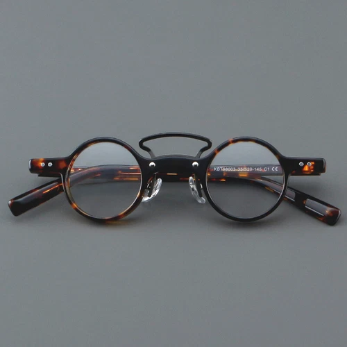 Acetat Retro Japanische Runde Lesebrille Herren Damen Lesebrille Brillengestell - Bild 3 von 18
