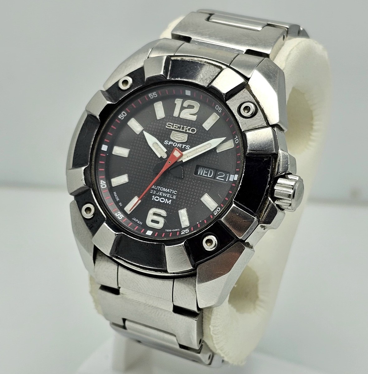 Seiko 5 Sports 7S36-03L0 DayDate Automatic Vintage Men's Watch | eBay