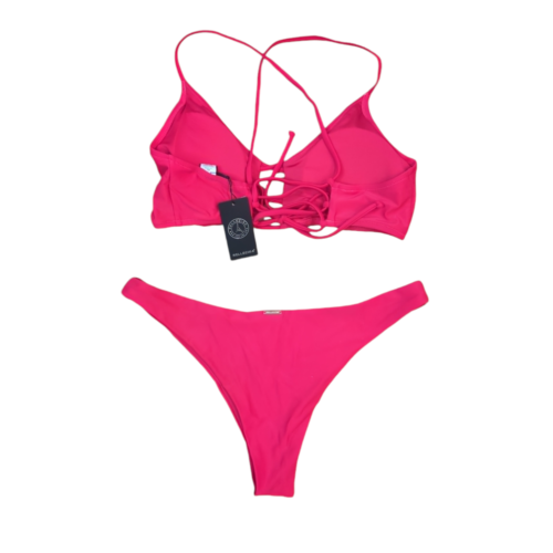 NEW RELLECIGA Women's Strappy Bikini Set, Red XL - Picture 2 of 5