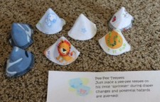 Newborn Boy Pee-pee Teepee 4 pk w/Matching Bag Great Baby Shower Gift - CHOICE