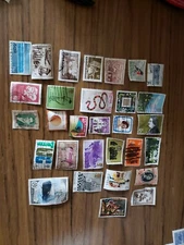 30 fine used stamps mixed, $.99 only, discount shipping!
