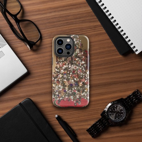 Tough Case for iPhone®-Christmas-Tree-Decorated-Gift-Case - Picture 11 of 20