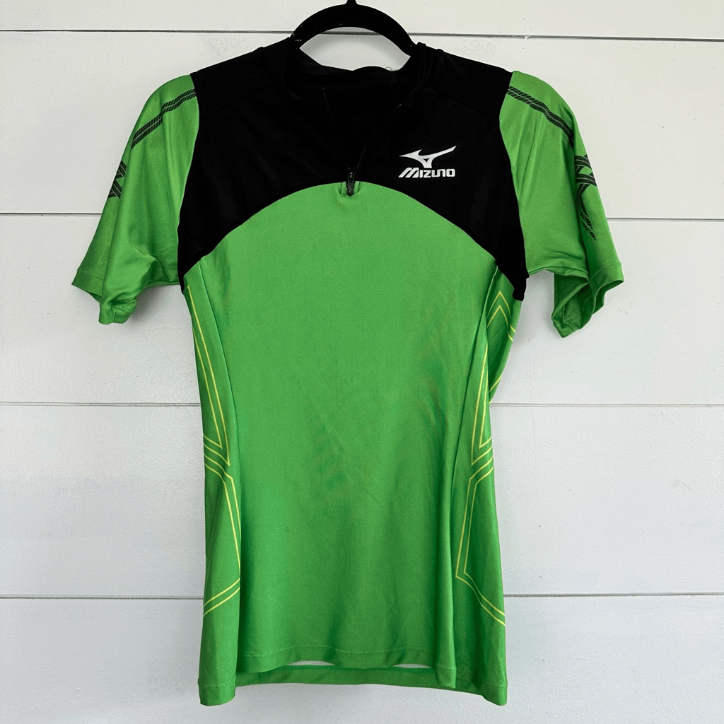 新品　未使用　Mizuno バドミントンシャツ Mサイズ グリーン Mizuno Green Short Sleeve Jersey Size 2XL NWT | eBay
