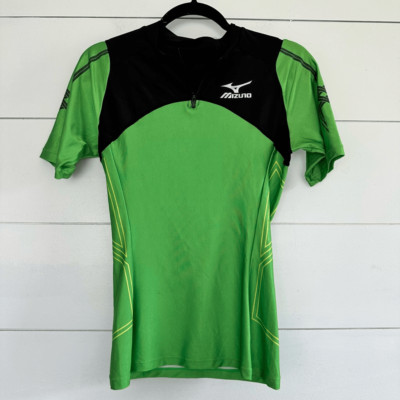 新品　未使用　Mizuno バドミントンシャツ Mサイズ グリーン Mizuno Green Short Sleeve Jersey Size 2XL NWT | eBay
