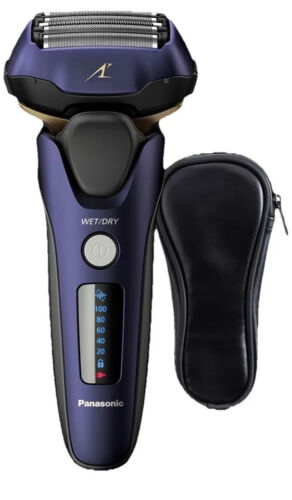 Panasonic Premium Razor Lv6q With 5 Scissors Elements Wet Dry Razor With Flexible 3d Shaving Head Fold Out