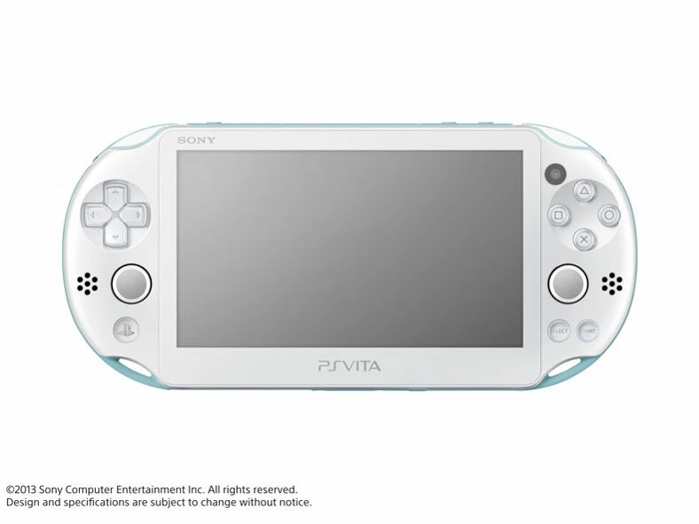 USED PS Playstation vita Wi-Fi model LIGHT BLUE WHITE PCH-2000 