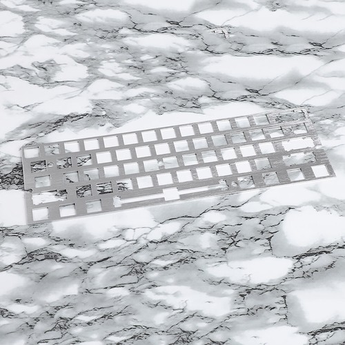 For GH60 GK61 Mechanical Keyboard PCB CNC ANSI Anodized Positioning Board Plate - Picture 7 of 12