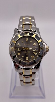 Bulova Marine Star 100m Quartz Mens‎ Works (New battery) Bulova Men main image 4