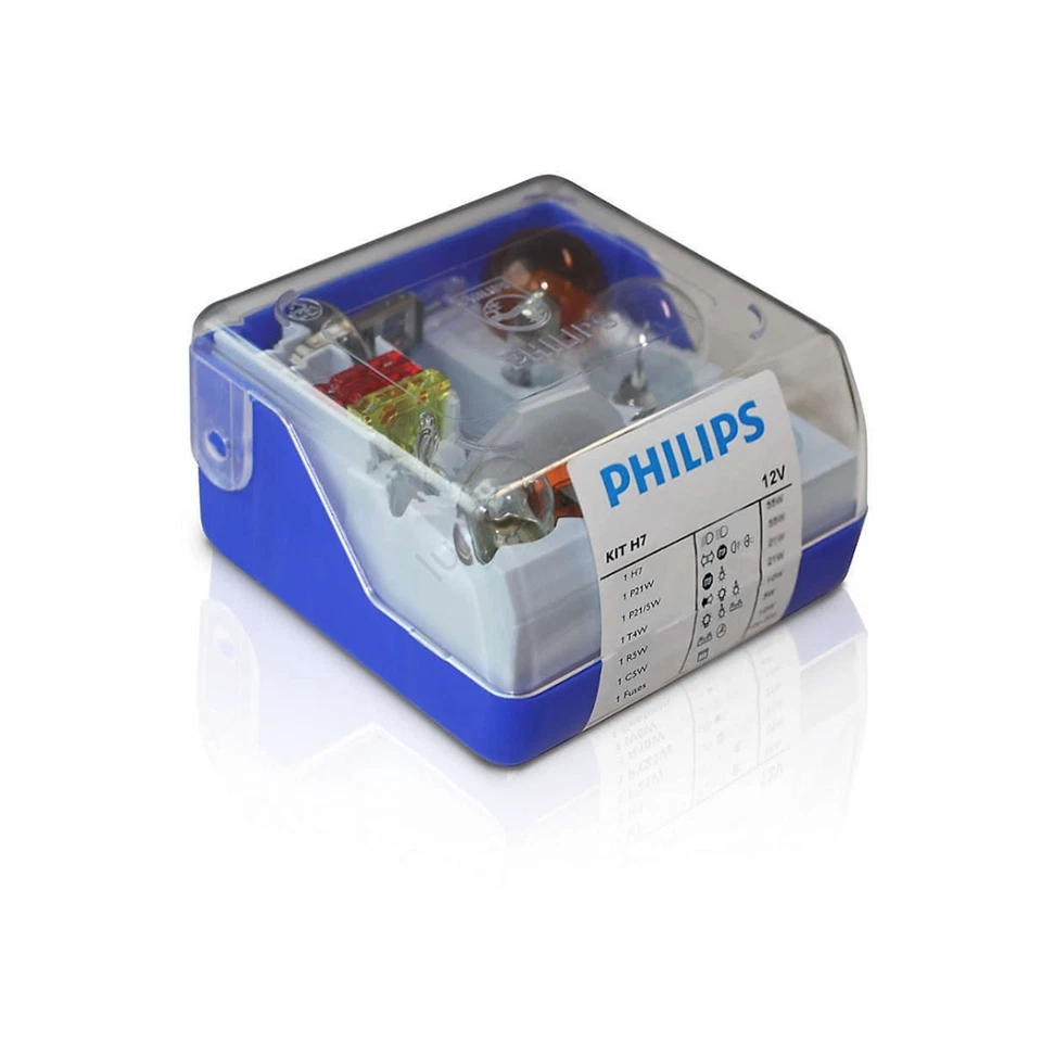 Coffret de secours avec ampoule H7 Philips - Photo 1/1