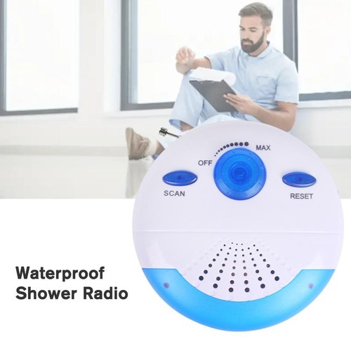 1x AM / FM Radio Bathroom Shower Music Speaker Radios Waterproof Portable Best - Bild 4 von 9