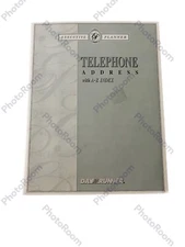Vtg 1997 RARE DAY RUNNER telephone/address with index planner notebook sz 7x8.5 