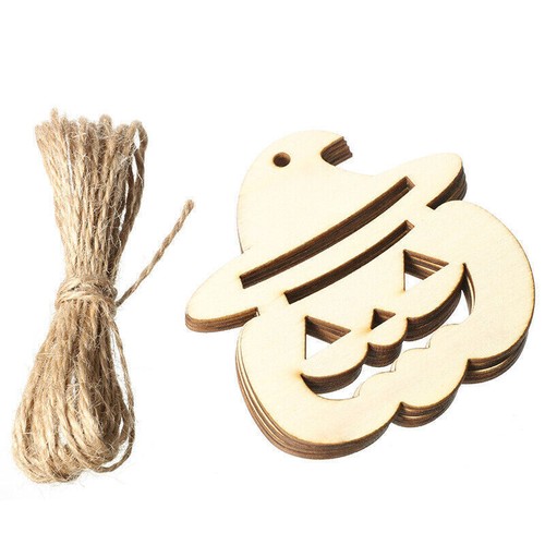 HOT AU Halloween Decoration Wooden Ornament Pumpkin Hanging Pendant Party Decor - Picture 16 of 27