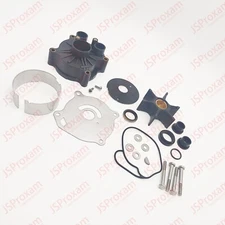 Water Pump Kit Dual Tube Housing Fits Johnson 85-135 hp Center Size 35MM 0439140