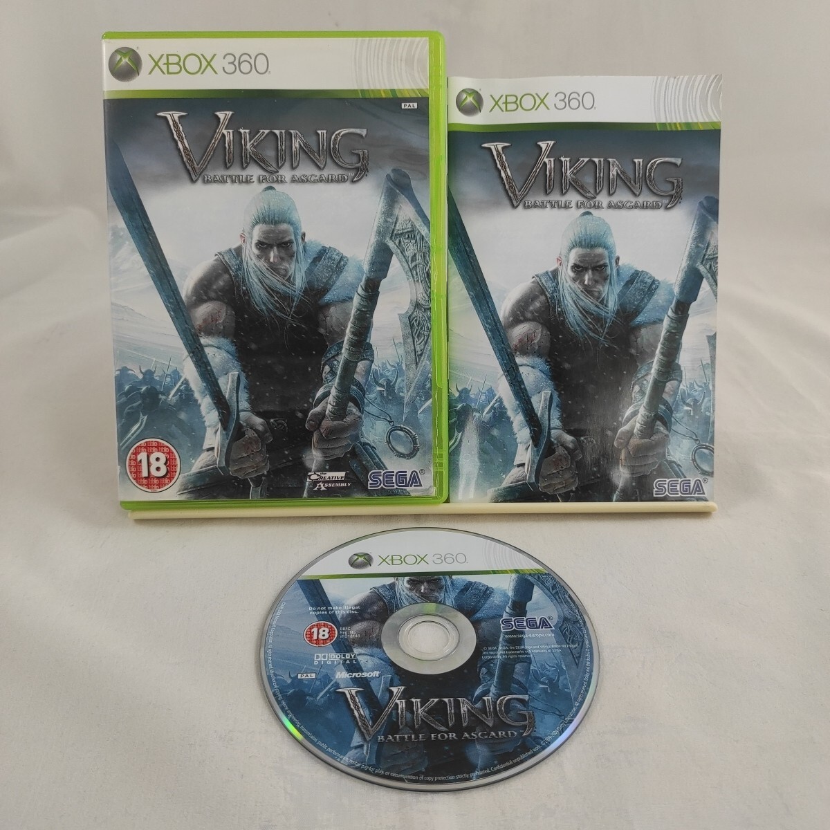 VIKING BATTLE FOR ASGARD Xbox 360 game Includes Manual