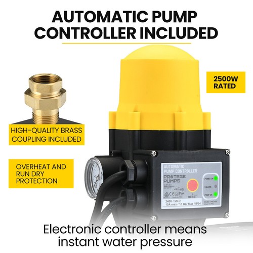 PROTEGE 2350W High Pressure Potable Water Jet Pump W/ Digital Pump Controller - Picture 6 of 12