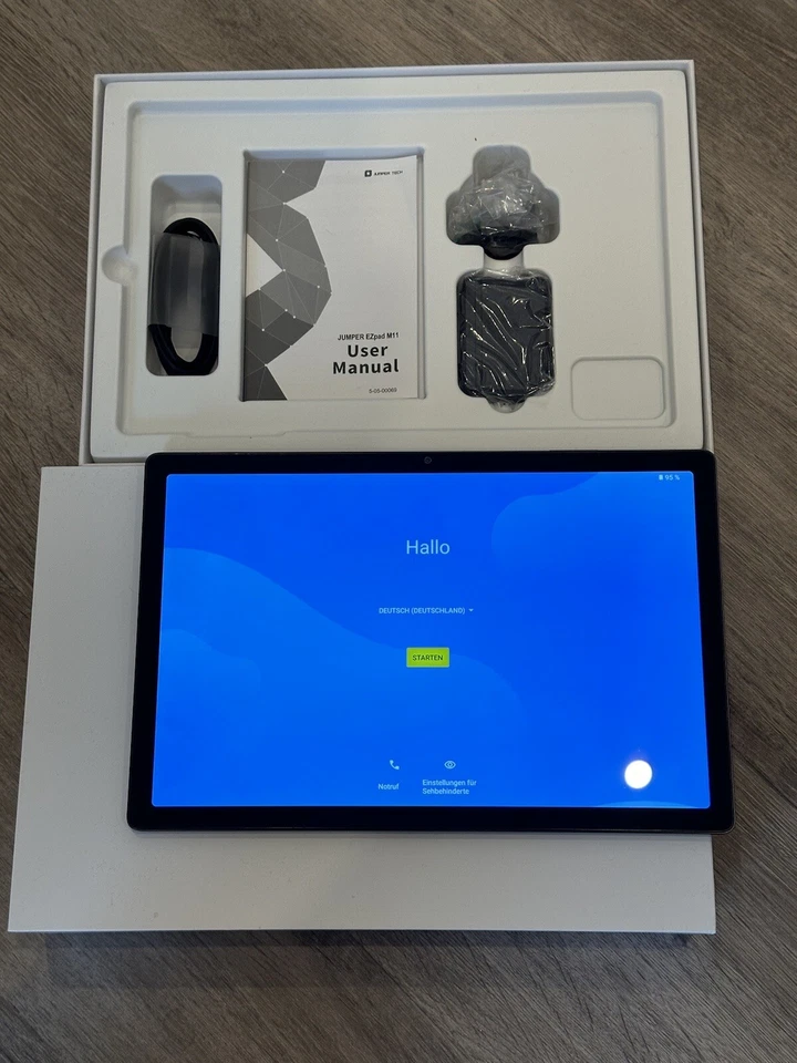 Android Tablet 10,51Zoll, 8 GB RAM 128 GB ROM, T616 Octa-Core, Dual SIM, LTE 4G - Bild 4 von 4