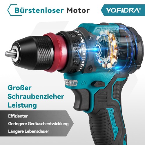 Atornillador a batería de 10 mm atornillador a batería destornillador taladro atornillador para Makita 18V - Imagen 7 de 20