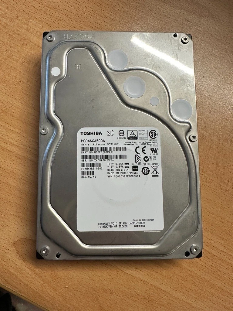 Toshiba Internal Hard Disk Drives 5 TB Storage Capacity for sale