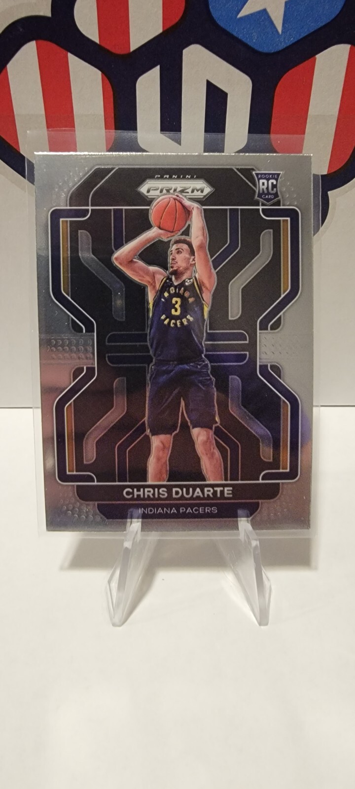 2021-22 Panini Prizm Basketball Chris Duarte #315 RC Rookie Base Pacers