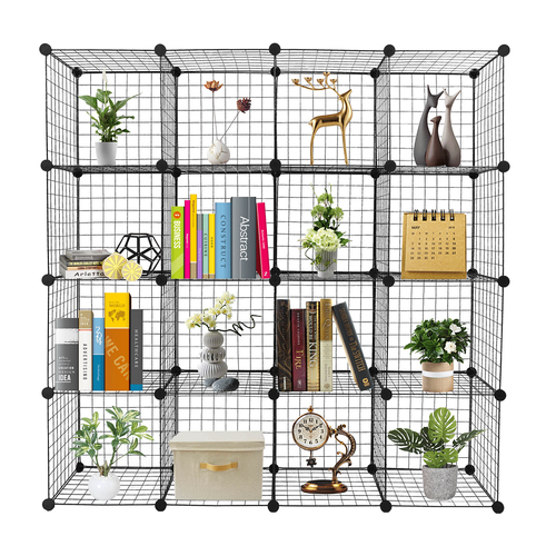 16-Cube Organizer Cube Storage Storage Shelves Wire Cube Storage Origami Shelves - Picture 2 of 8