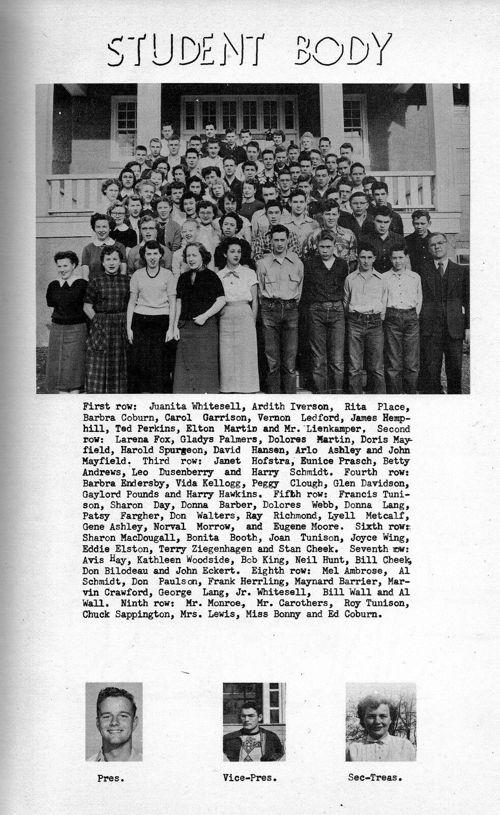 1952 Maupin High School Yearbook, Redsides, Wasco County, Maupin