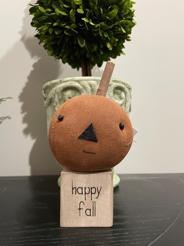 Pumpkin Head Sitter Fall Decor-Primitives by Kathy - Picture 2 of 3