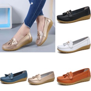 Womens-Driving-Loafers-Moccasin-Oxford-Casual-Soft-Shoes-Flat-Lazy-Peas-Slip-On