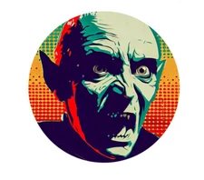 Nosferatu Demeter Dracula Vampire 3" Mirror Disneyland Universal Studios Horror