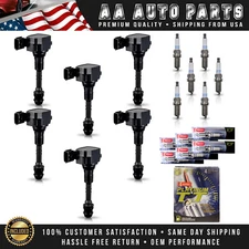 6 Ignition Coil & 6 Denso Platinum Spark Plug for Nissan Frontier 2005-2016 4.0L