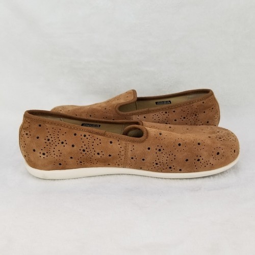 Spenco Bailey Brown Suede Ballet Flats Orthopedic Slip On Shoes Womens Size 8.5B - Picture 9 of 11